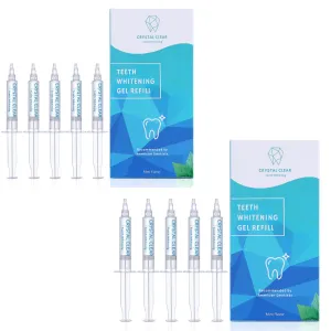 Crystal Clear Teeth Whitening Gel Refill - 10 Pack