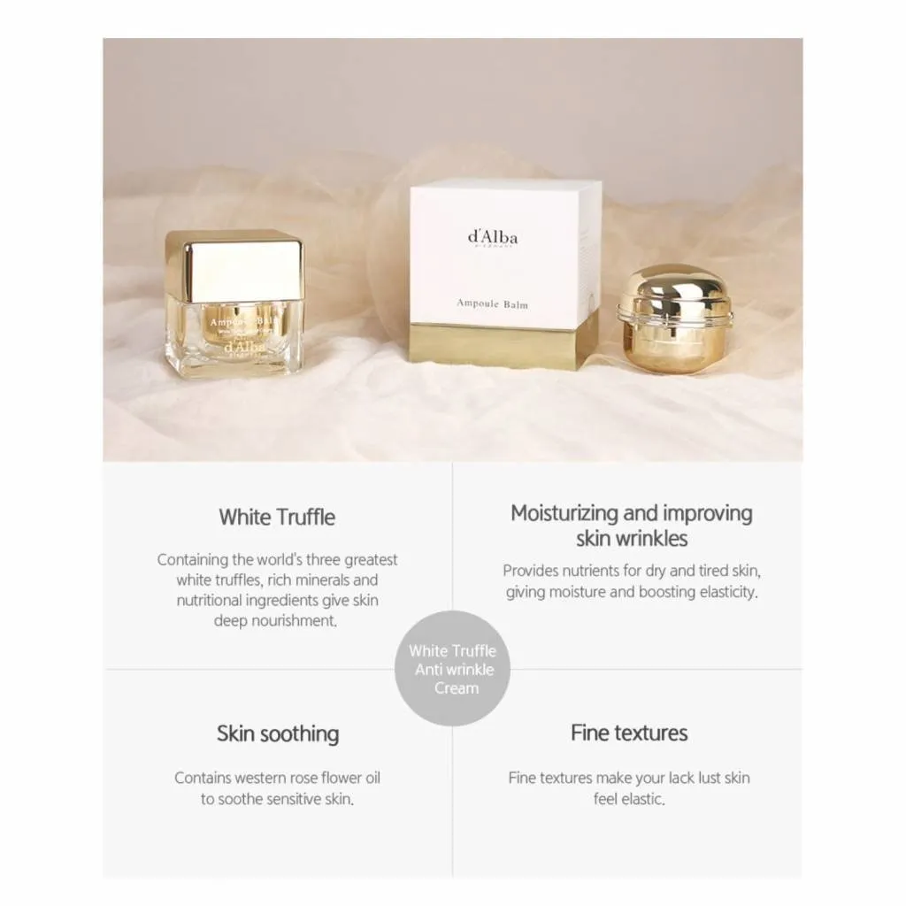 d'Alba Ampoule Balm White Truffle Anti Wrinkle Cream