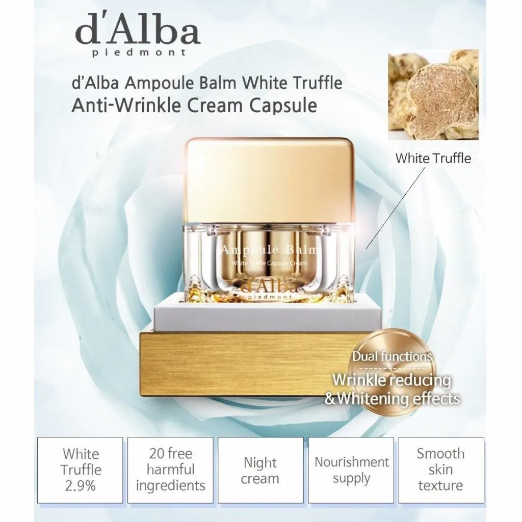 d'Alba Ampoule Balm White Truffle Anti Wrinkle Cream