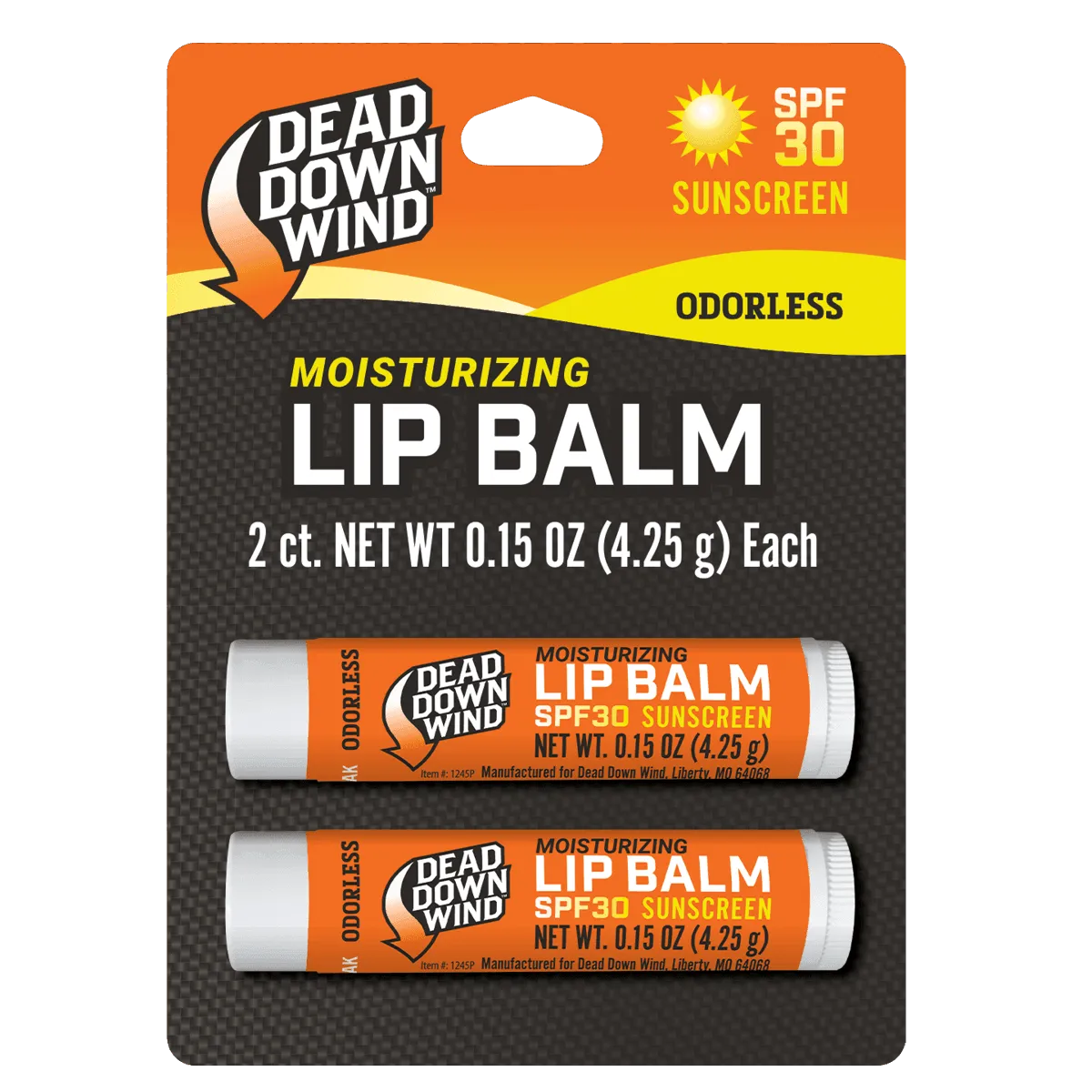 Dead Down Wind Broad Spectrum SPF 30 Lip Balm - 2 Pack