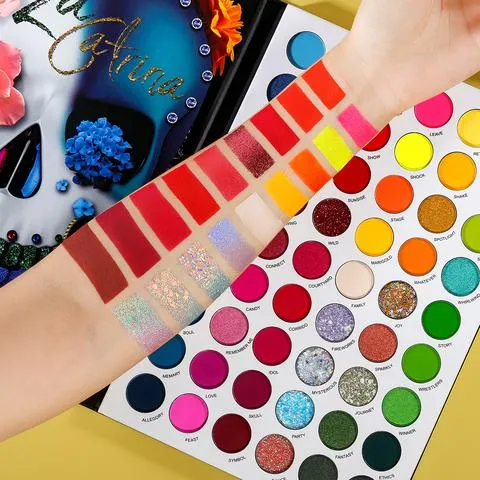 De'lanci La Catrina 54 Colors EyeShadow Palette