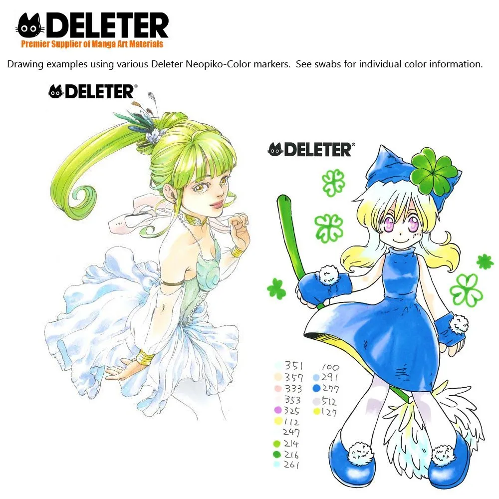 DELETER NEOPIKO-Color Azalea (C-327) Alcohol-based Dual Tipped Marker