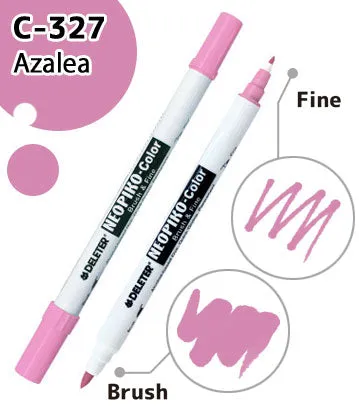 DELETER NEOPIKO-Color Azalea (C-327) Alcohol-based Dual Tipped Marker