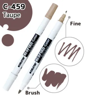 DELETER NEOPIKO-Color Taupe (C-459) Alcohol-based Dual Tipped Marker