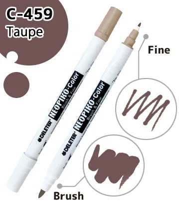 DELETER NEOPIKO-Color Taupe (C-459) Alcohol-based Dual Tipped Marker