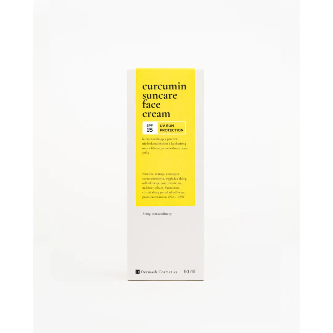 Dermash Cosmetics NEW Moisturizing cream SPF15 with curcumin