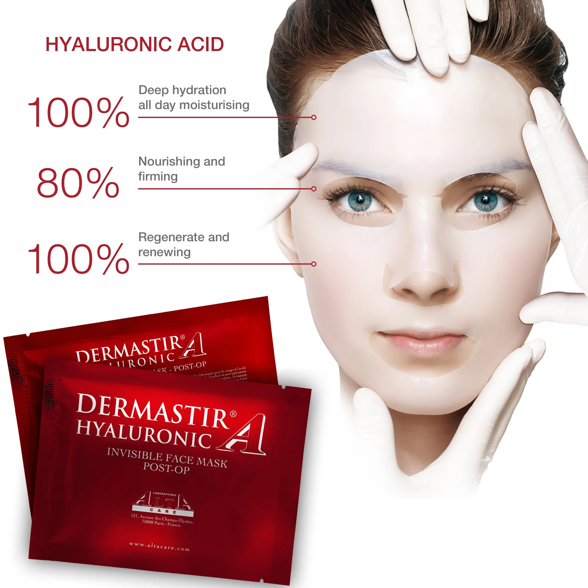 Dermastir Post-op Invisible Face Mask - Hyaluronic