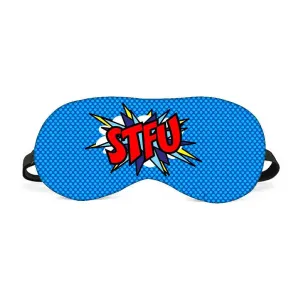 Designer Travel Eye Mask for Sleeping - STFU - Made in India