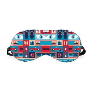 Designer Travel Eye Mask for Sleeping - Tour - Made in India