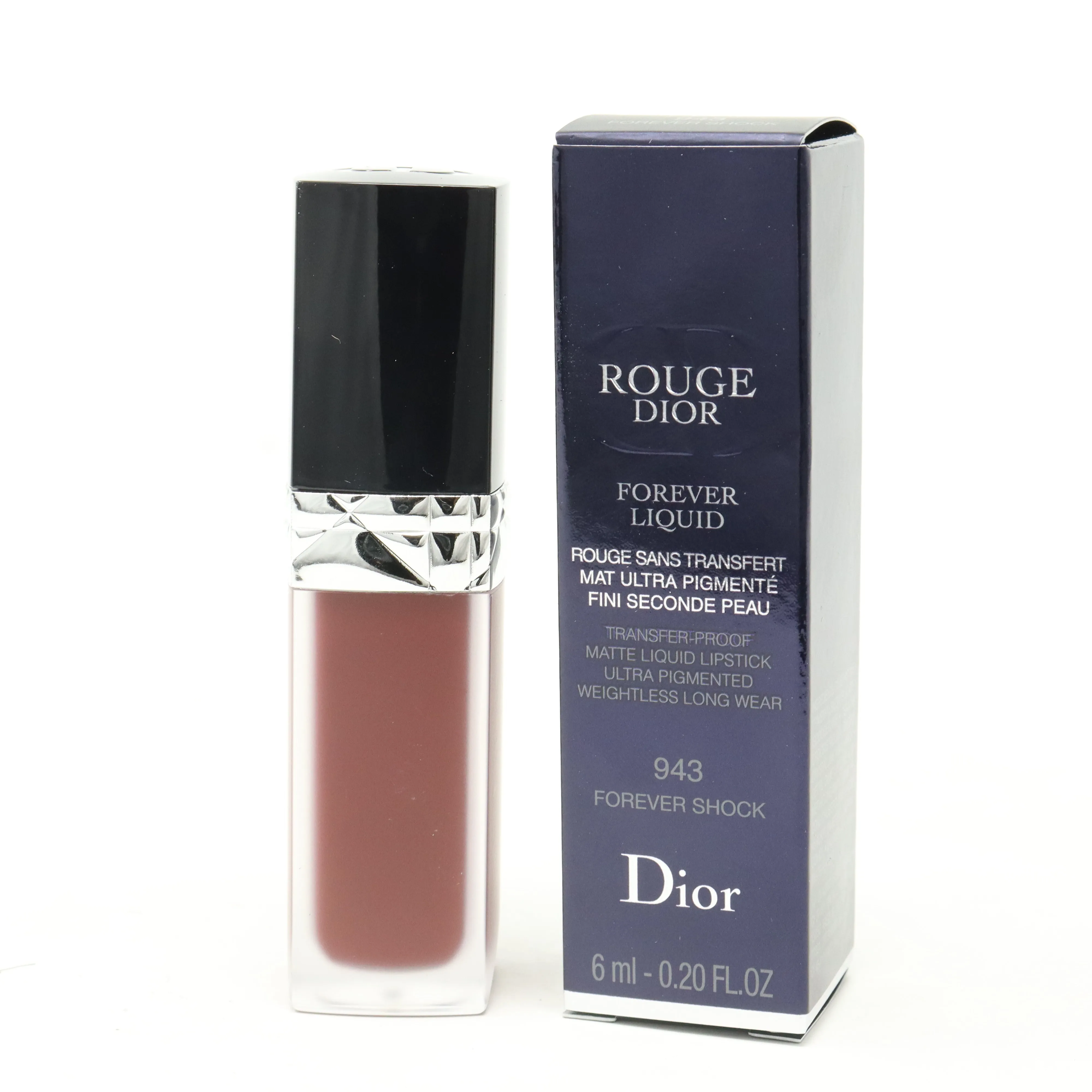 Dior Rouge Dior Forever Liquid Transfer-Lipstick  0.20oz/6ml New With Box