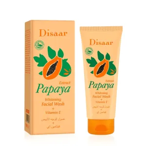 Disaar Papaya Extract Vitamin E Whitening Facial Wash - 100g