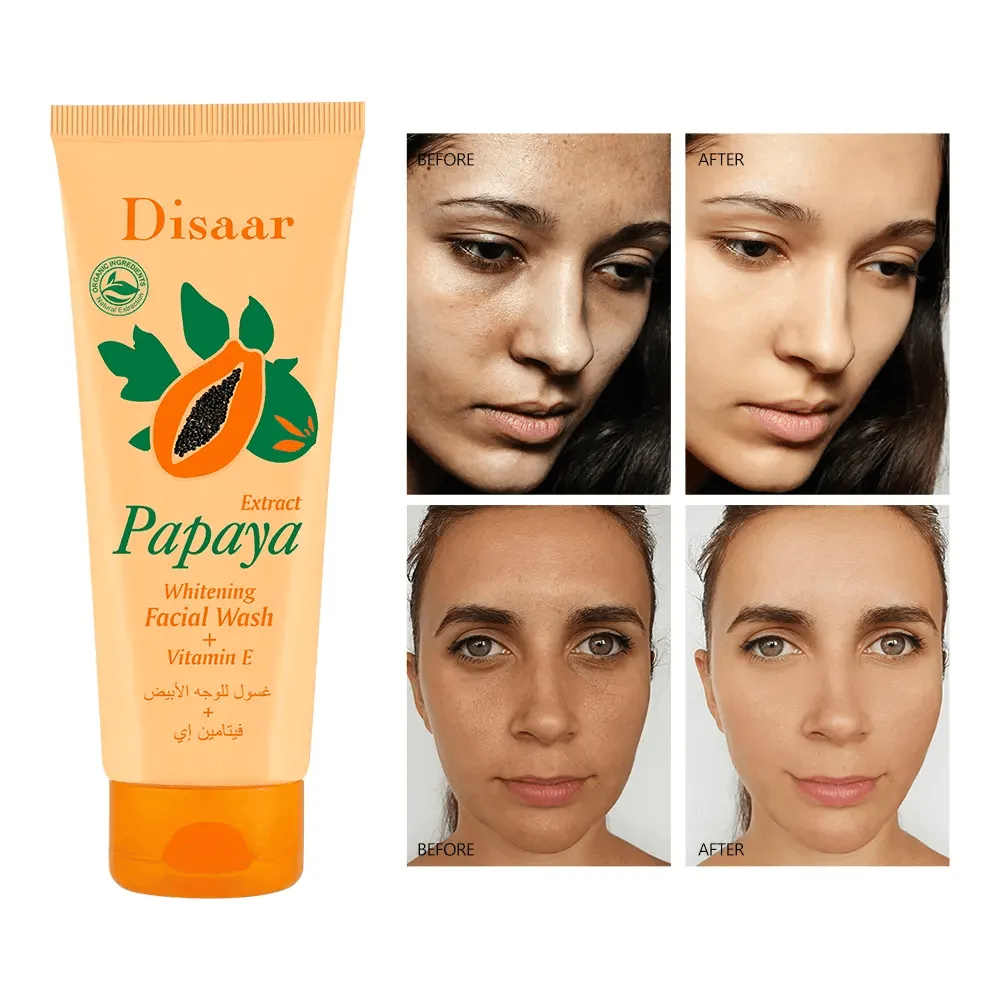 Disaar Papaya Extract Vitamin E Whitening Facial Wash - 100g