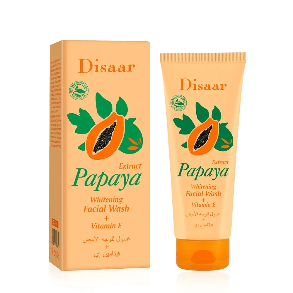 Disaar Papaya Extract Vitamin E Whitening Facial Wash - 100g