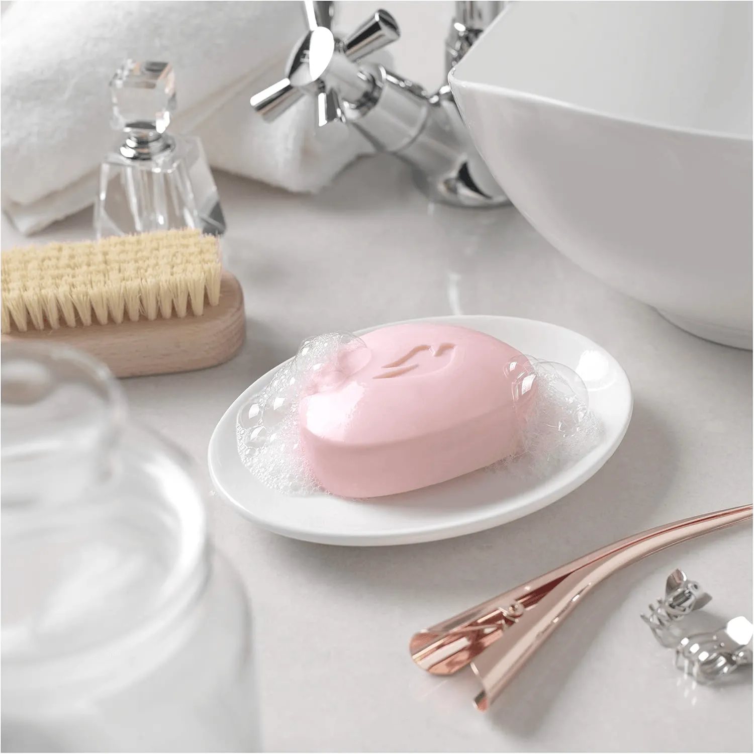 Dove Pink Soft & Smooth Skin Soap Bar 4 x 125g