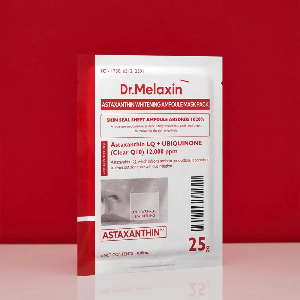 Dr. Melaxin Astaxanthin Whitening Ampoule Mask Pack
