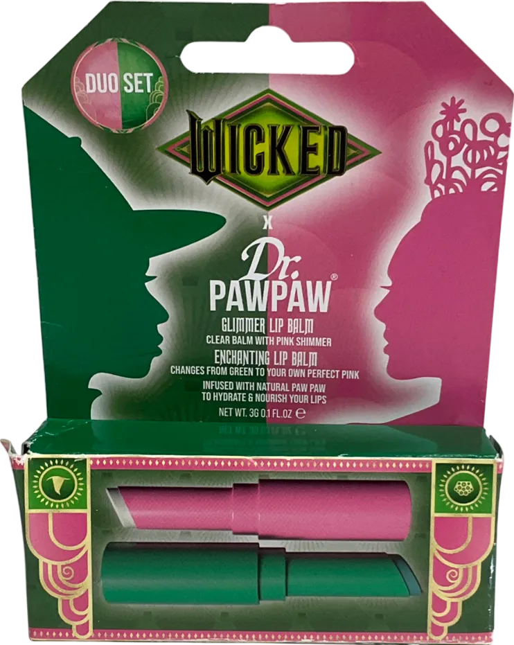 Dr paw paw “Wicked” Ltd Edition Glimmer Lip Balm Glitter Balm, Enchanting Lip Balm 3g