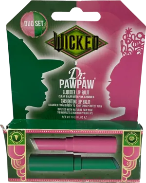 Dr paw paw “Wicked” Ltd Edition Glimmer Lip Balm Glitter Balm, Enchanting Lip Balm 3g