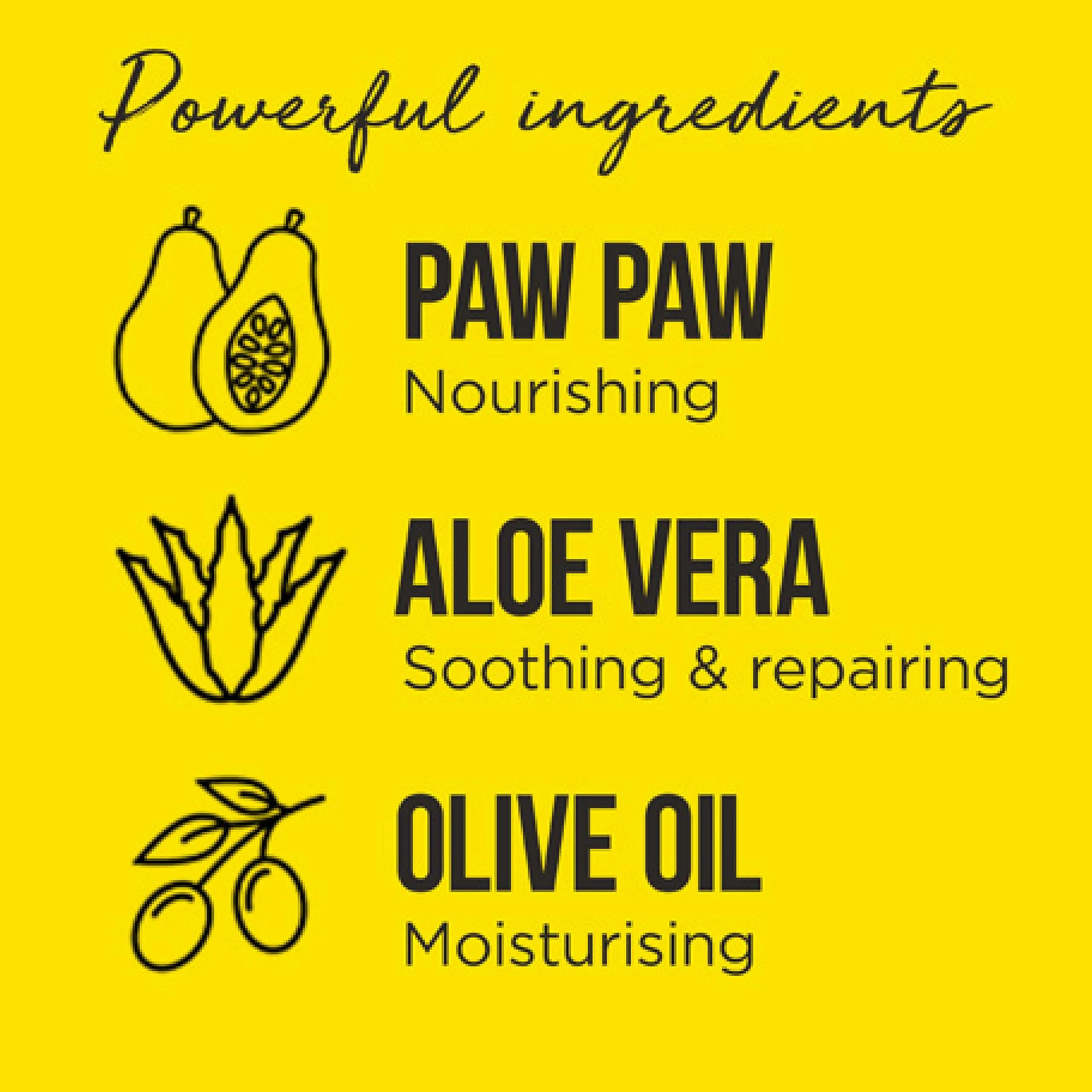 Dr.PAWPAW Overnight Lip Mask - Multi-Purpose Balm, Natural Pawpaw & Peptides Smooth Skin, Cracked Lips, Vegan, Ethical Beauty & Fregrance Free (3 x 25 ml)