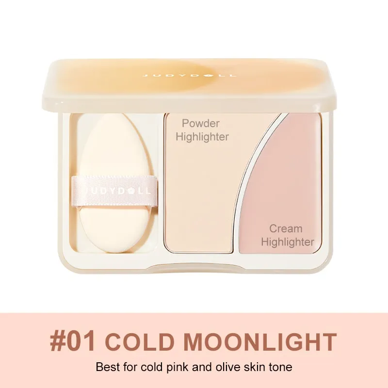 Dual-Color Highlighter Palette