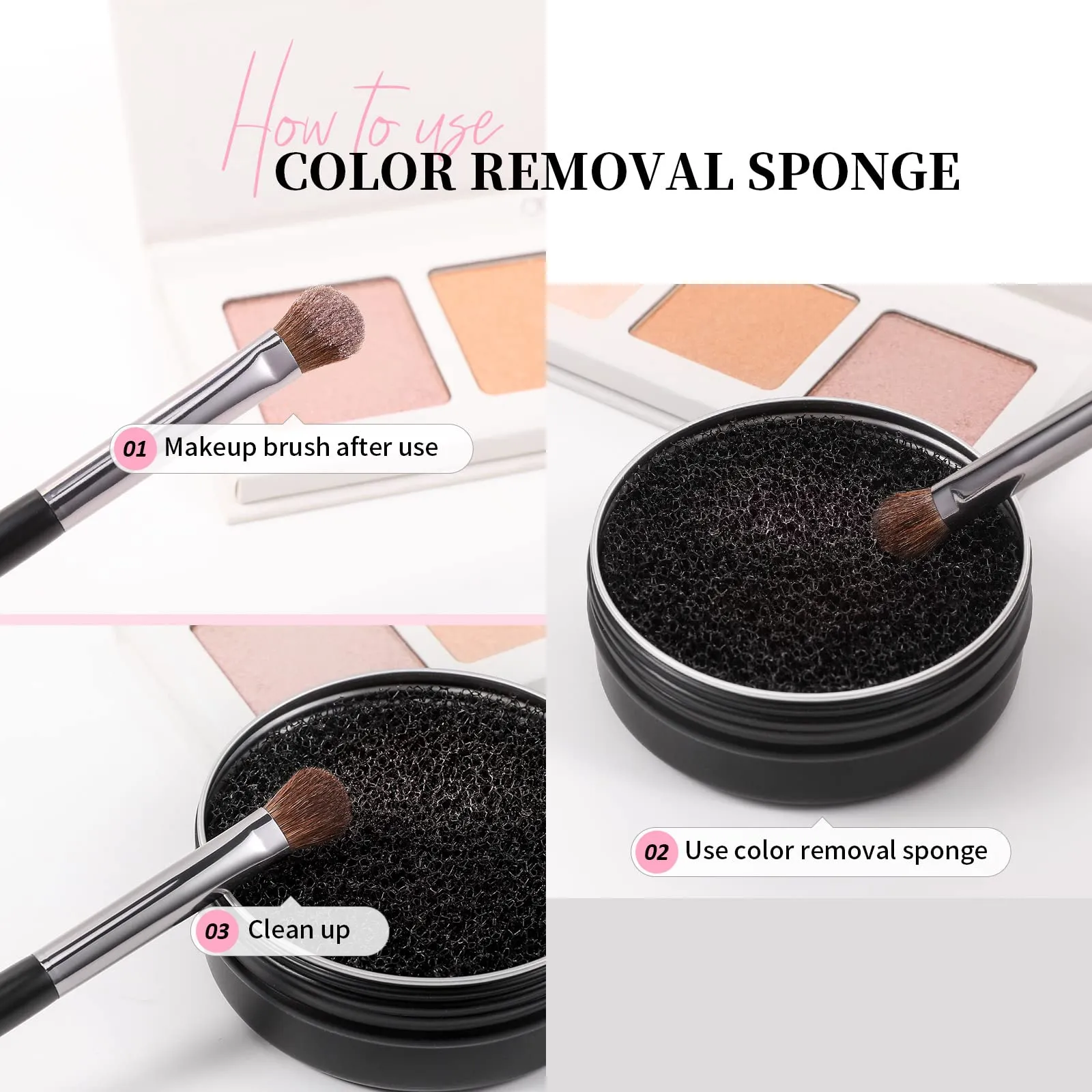 DUcare Makeup Brushes 27PCS  Makeup Brush Cleaner Set