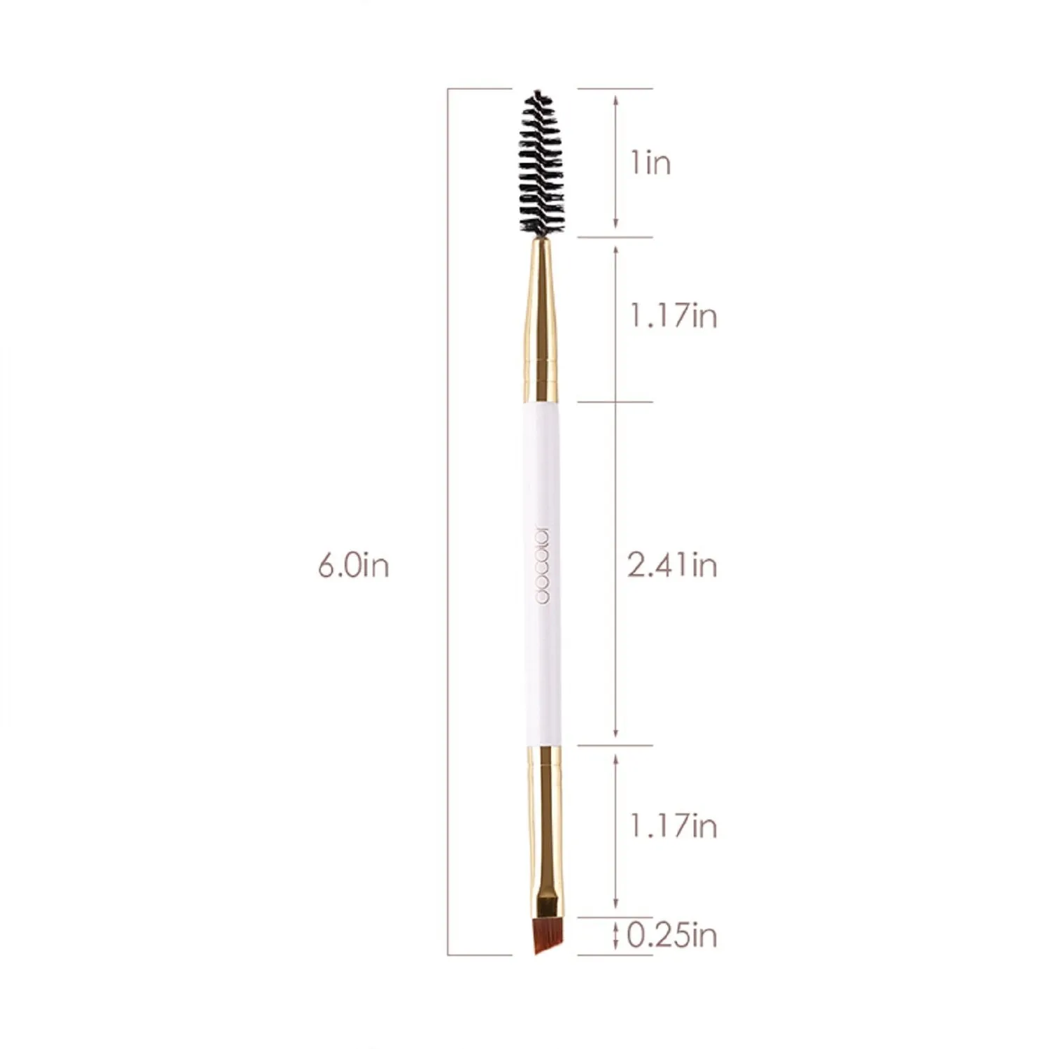 Duo Angled EyeBrow Brush