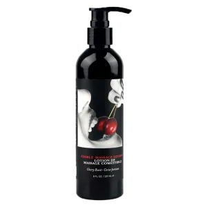 Earthly Body Edible Massage Lotion - Cherry, 8oz/237ml