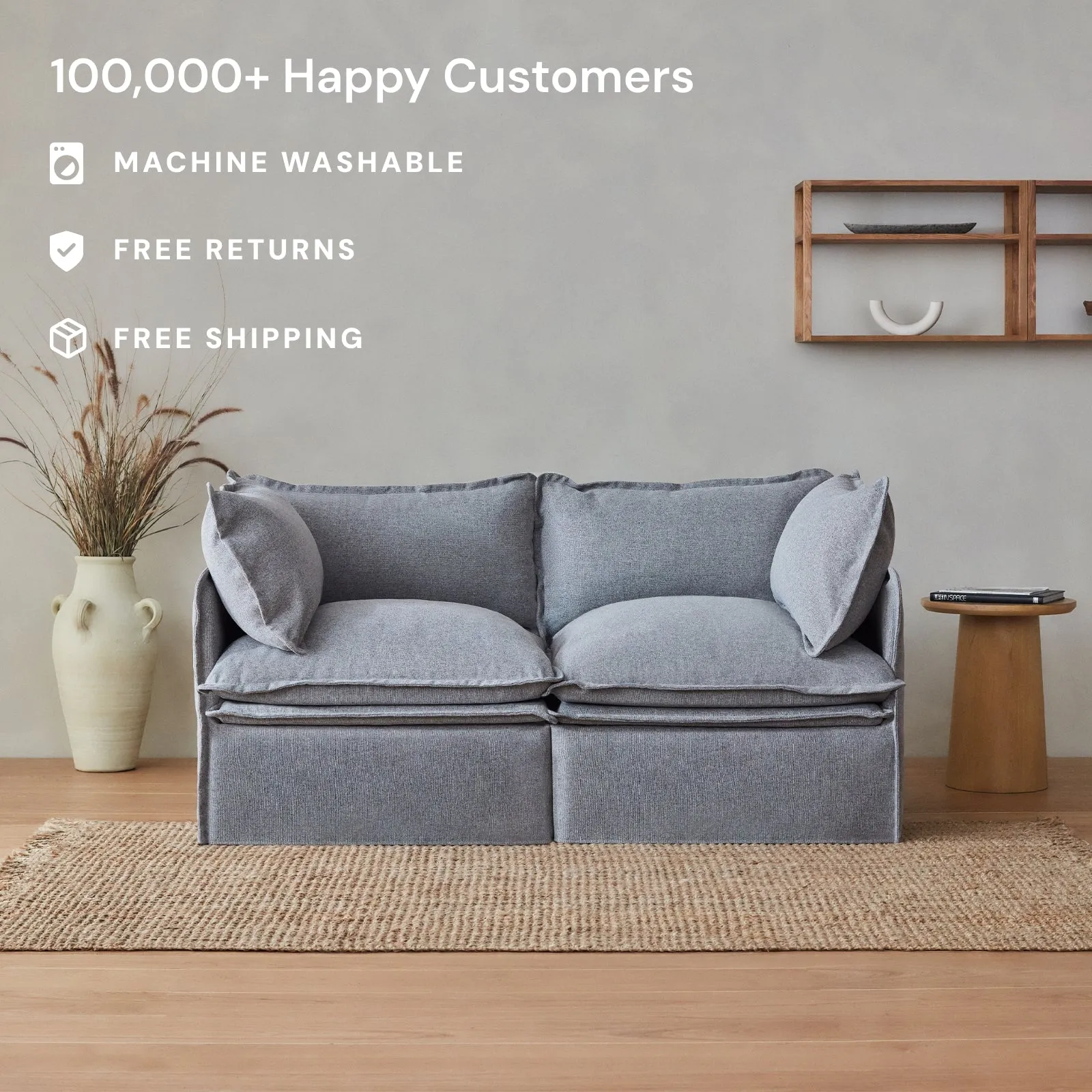 Elevate Comfort Layer for Chaise Armchair in Powder