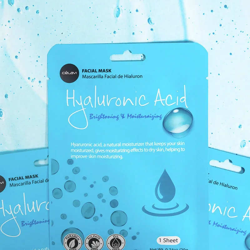 Essence Facial Sheet Mask Moisturizing Skin Care - Hyaluronic Acid (24 units)