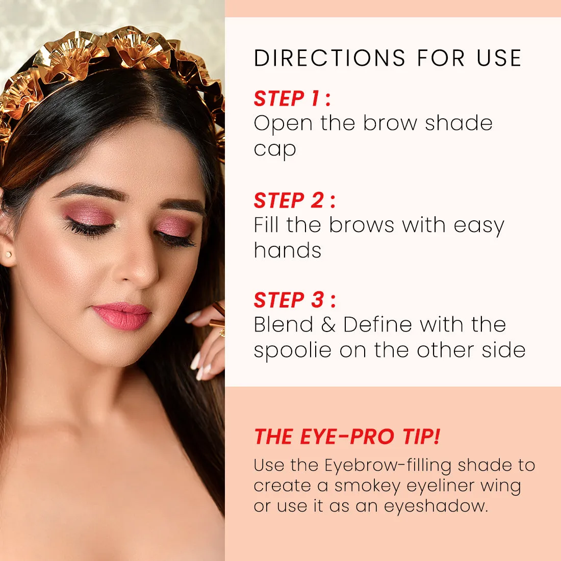 Expert Eyebrow Pencil 2 in 1 Dual Function