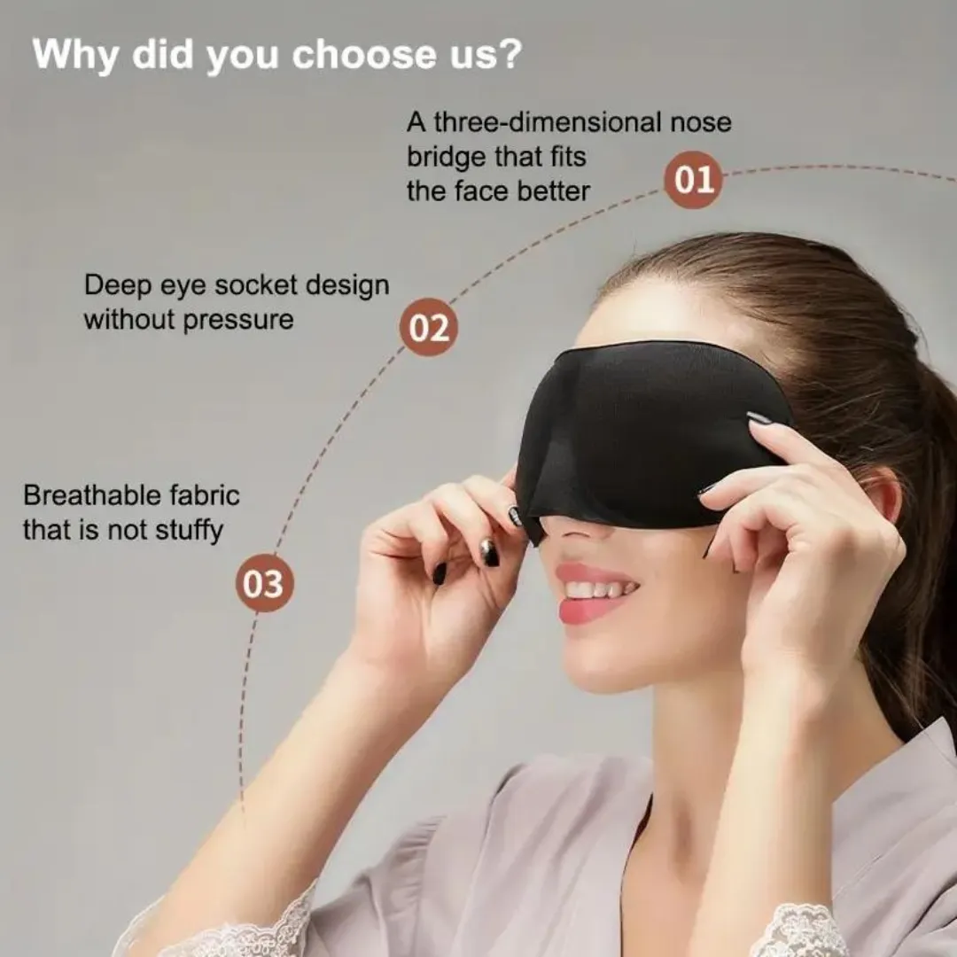 Eye Mask for Sleeping, Memory Sponge Breathable Eye Protection Mask