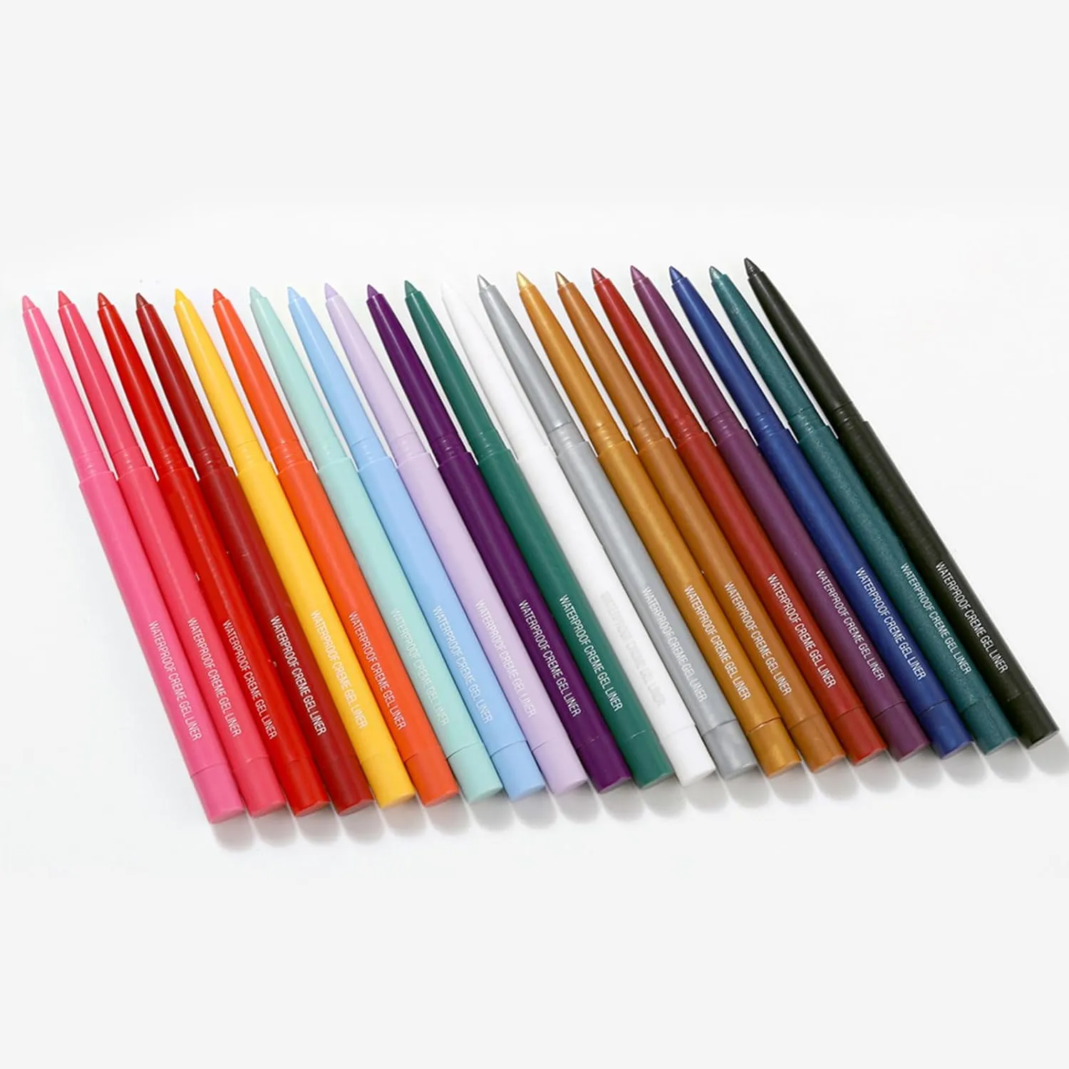 Eyeliner Pencil, Waterproof Eyeliner Long-lasting, Dark-blue-Shine Eye Liner, High-Pigmented Colorful Liners Easy To Use Eye Liner Pen for Women