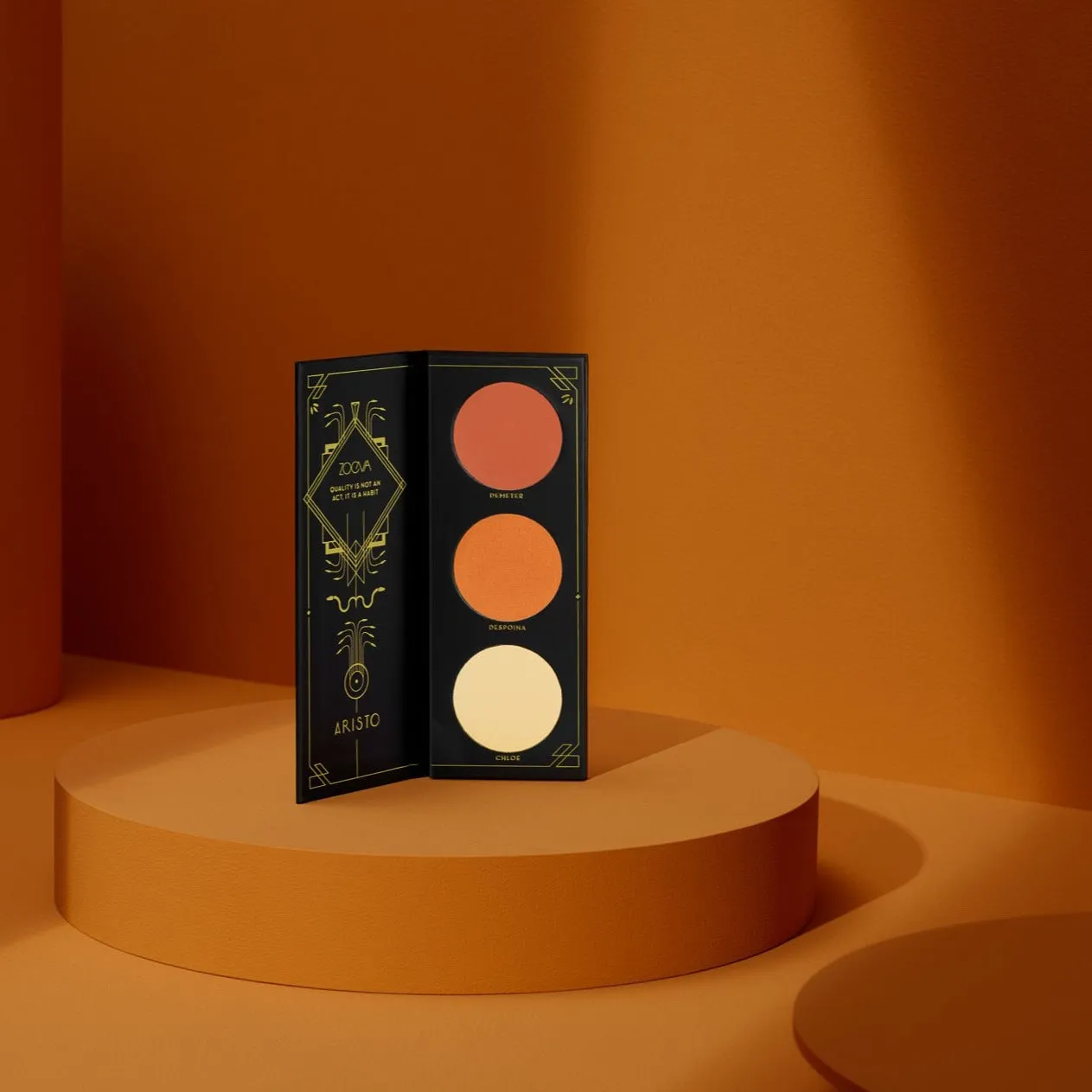 Facetreasures Presents: Zoeva Aristo Or Opulence Blush Palette, Limited Edition, Shipped Same Day