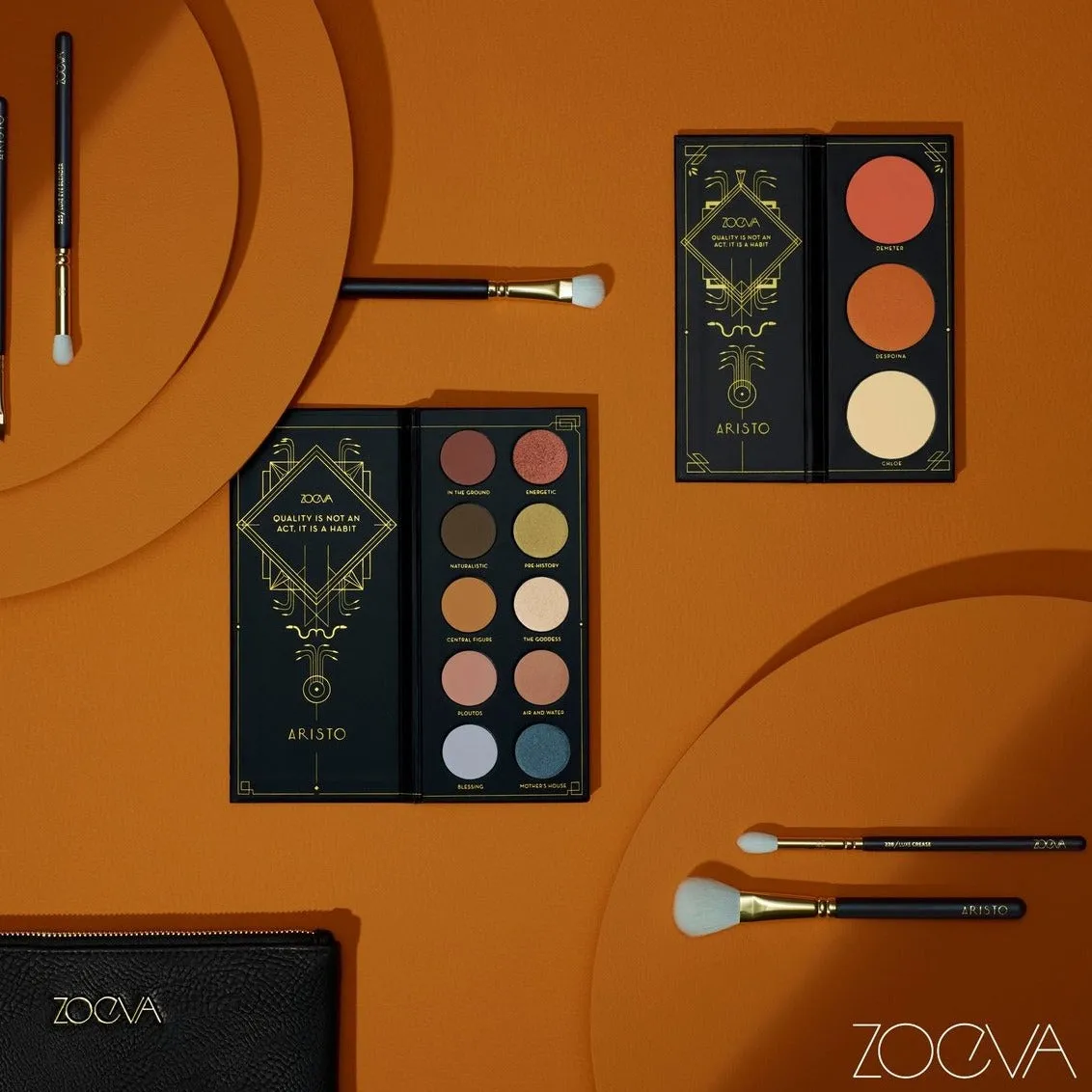 Facetreasures Presents: Zoeva Aristo Or Opulence Blush Palette, Limited Edition, Shipped Same Day