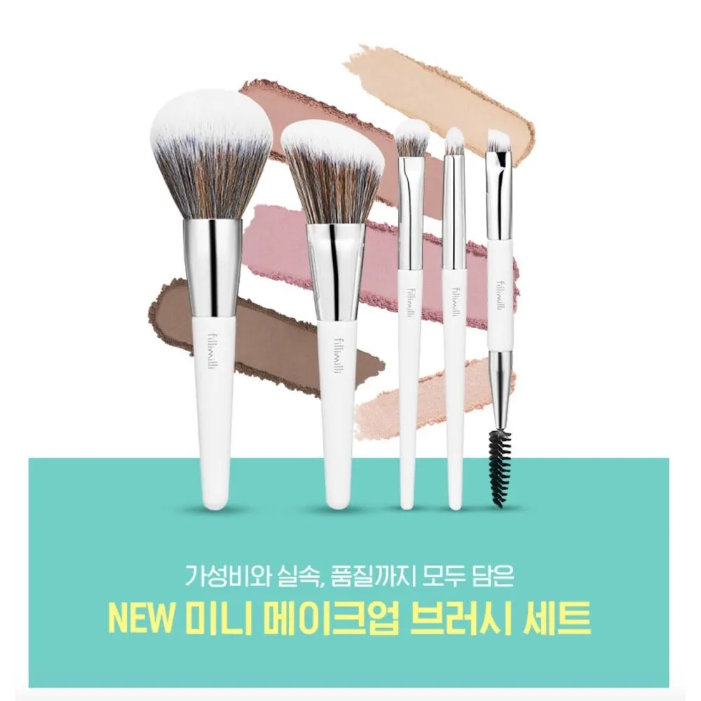 Fillimilli Mini Makeup Brush Set 5Pcs