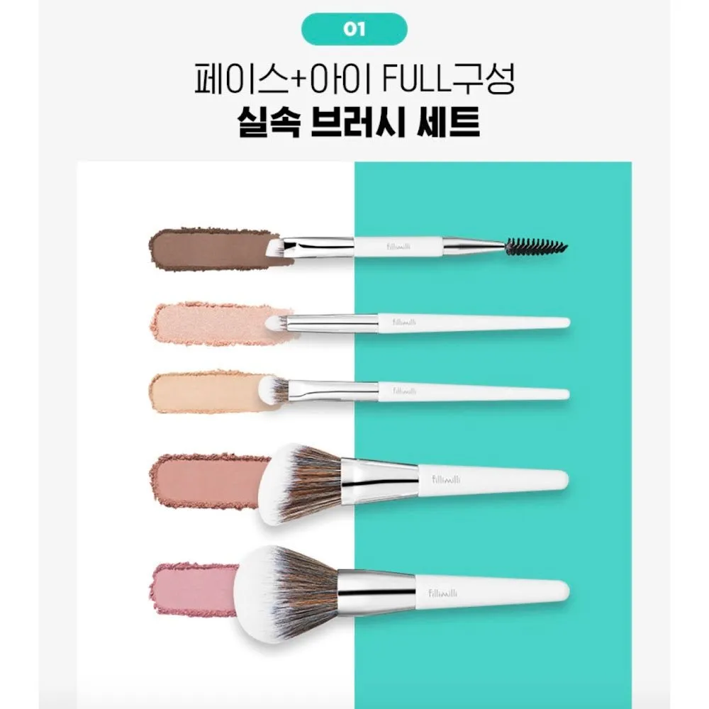 Fillimilli Mini Makeup Brush Set 5Pcs