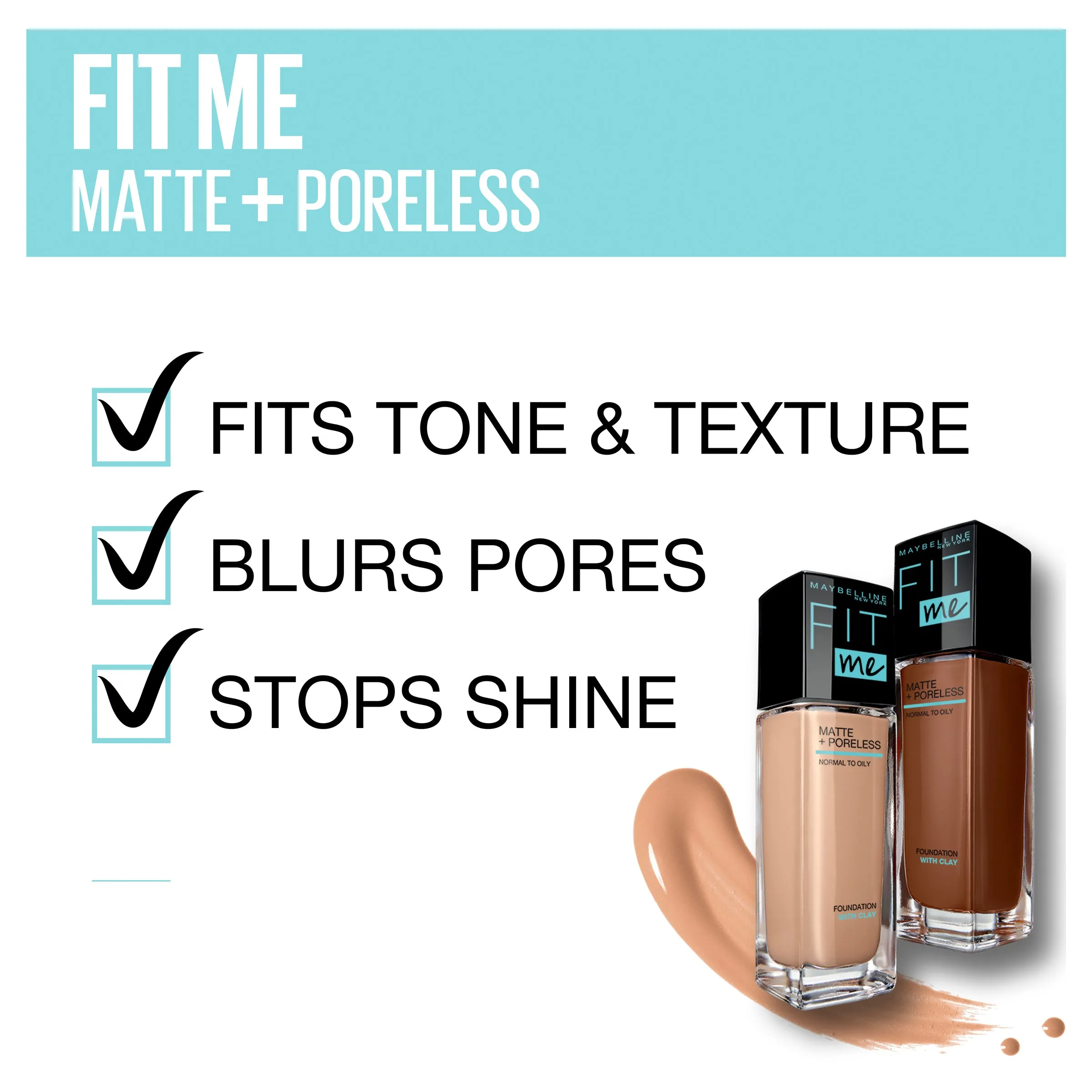 FIT ME MATTE & PORELESS MATTIFYING LIQUID FOUNDATION 238 RICH TAN 30ML