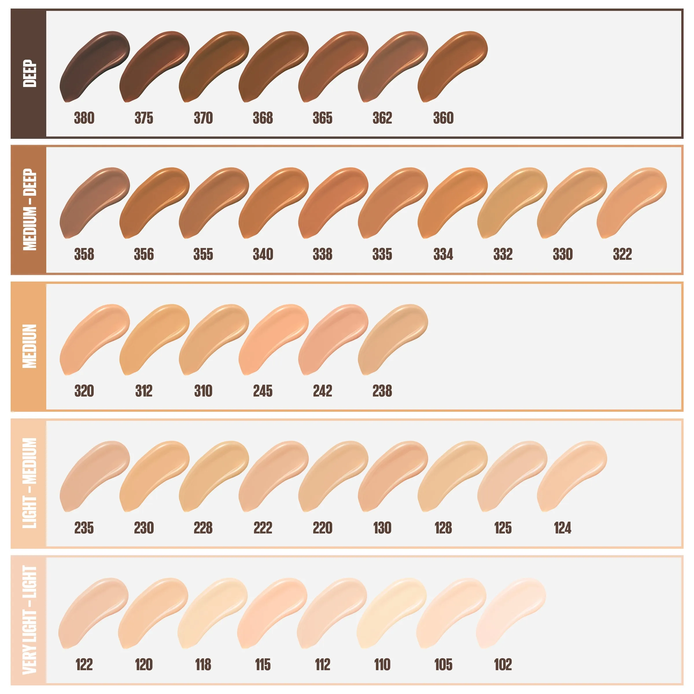 FIT ME MATTE & PORELESS MATTIFYING LIQUID FOUNDATION 322 WARM HONEY 30ML