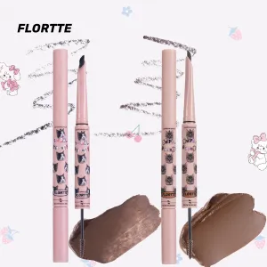 Flortte I Am Super Beauty Eyebrown Pencil and Brown Mascara 180mg 1g