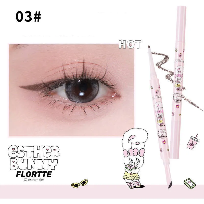 Flortte X ESTHER BUNNY Dual-Ended Eyeliner Pencil 0.5g