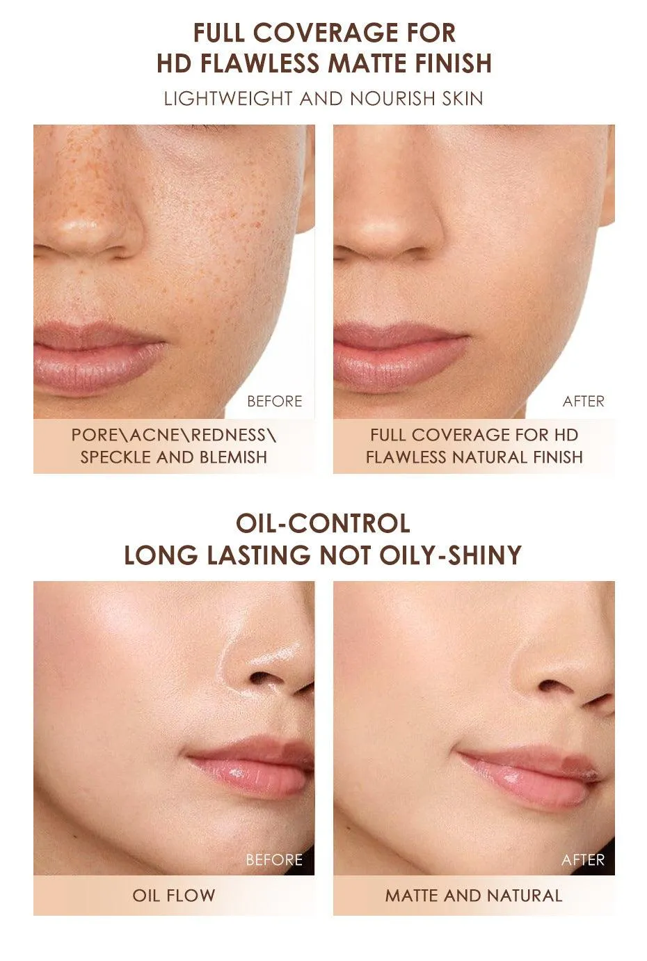 FOCALLURE Staymax Pore Blurring Matte Flawless Foundation FA150