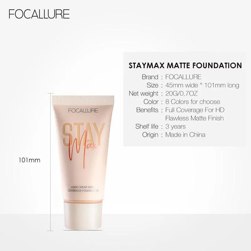 FOCALLURE Staymax Pore Blurring Matte Flawless Foundation FA150