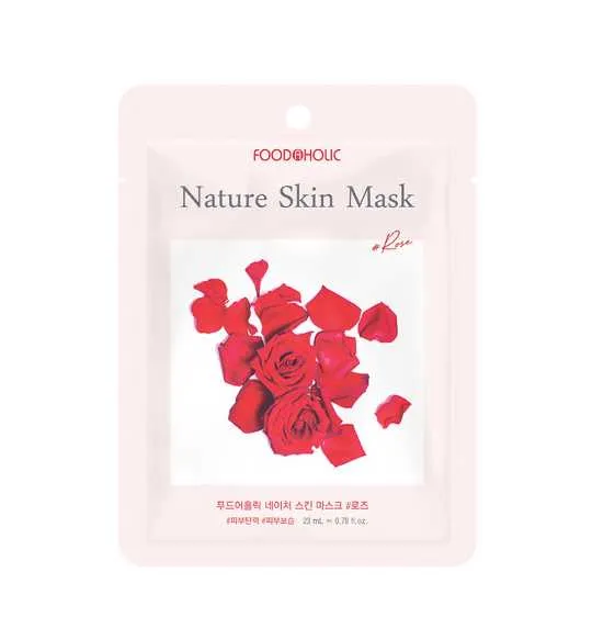 Foodaholic Nature Skin Mask Rose (10 pcs)