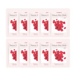 Foodaholic Nature Skin Mask Rose (10 pcs)