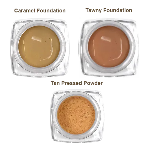 Foundation Sample Kit: Dark Tan & Yellow Tones