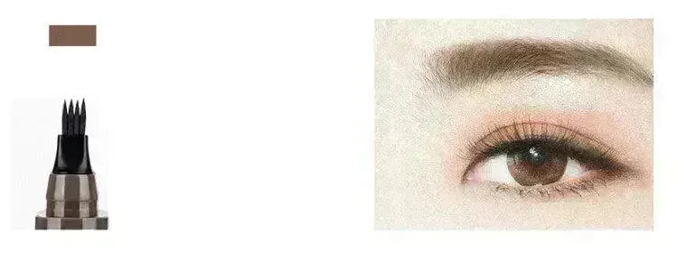 Four-Forked Water Eyebrow Pencil Four-Head Eyebrow Pencil