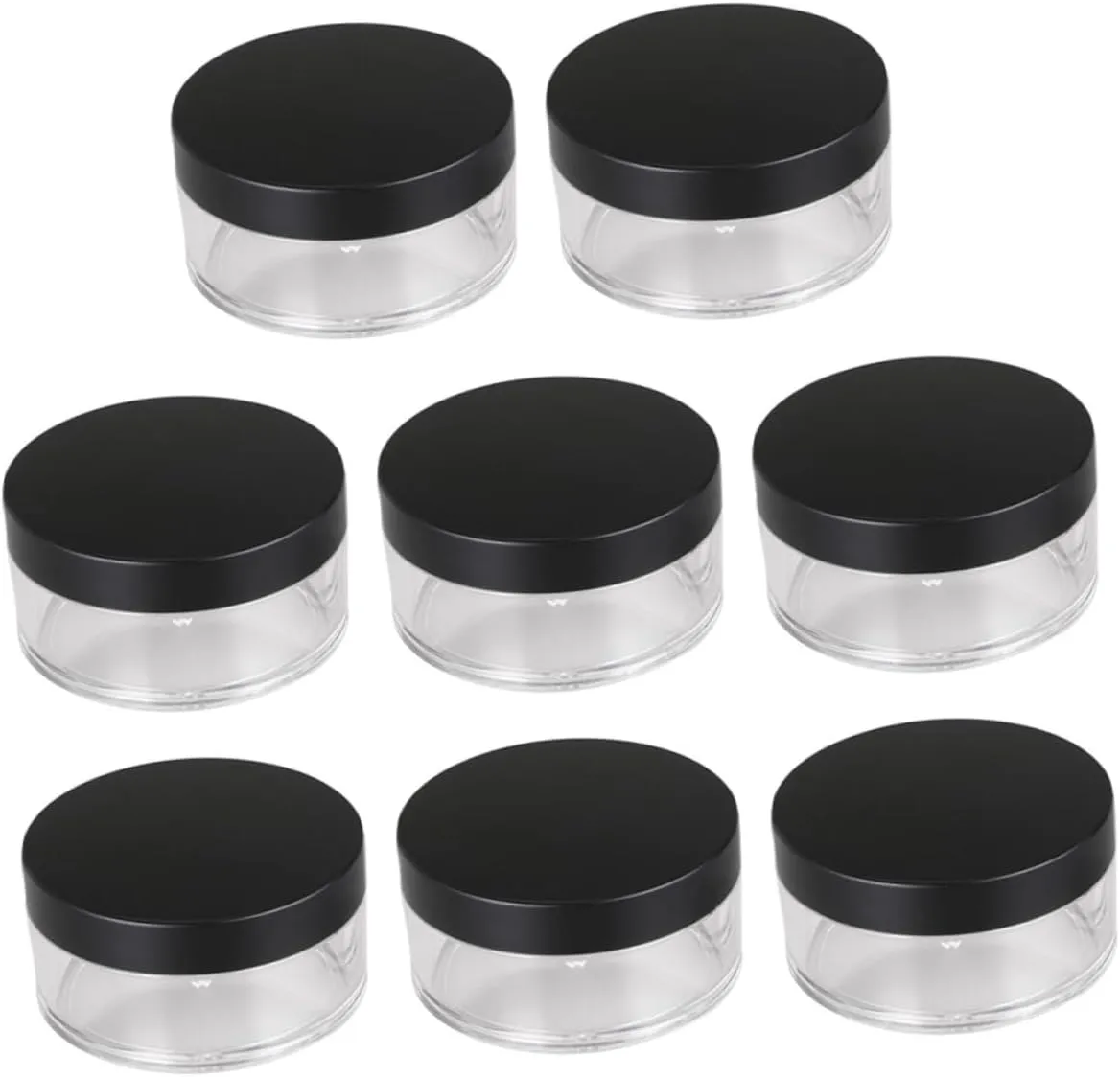 Gatuida 8pcs Loose Powder Box Separator Makeup Powder Case for Women and Portable Makeup Holder