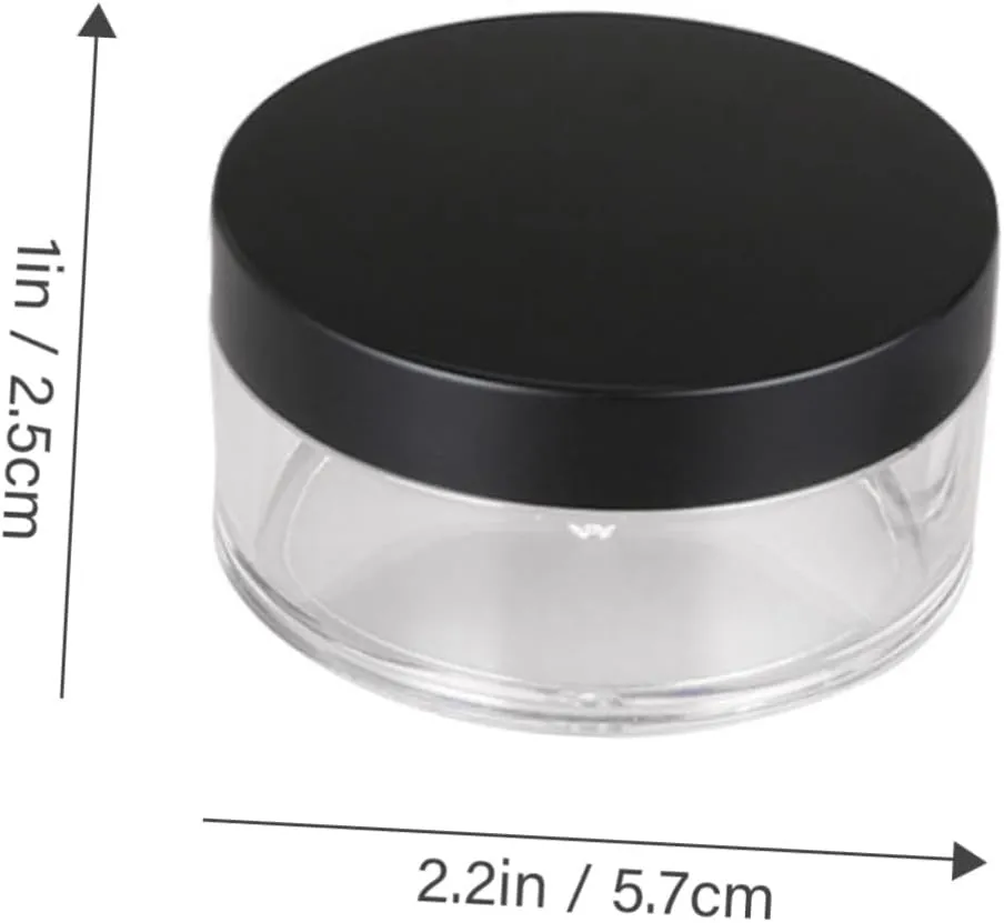 Gatuida 8pcs Loose Powder Box Separator Makeup Powder Case for Women and Portable Makeup Holder