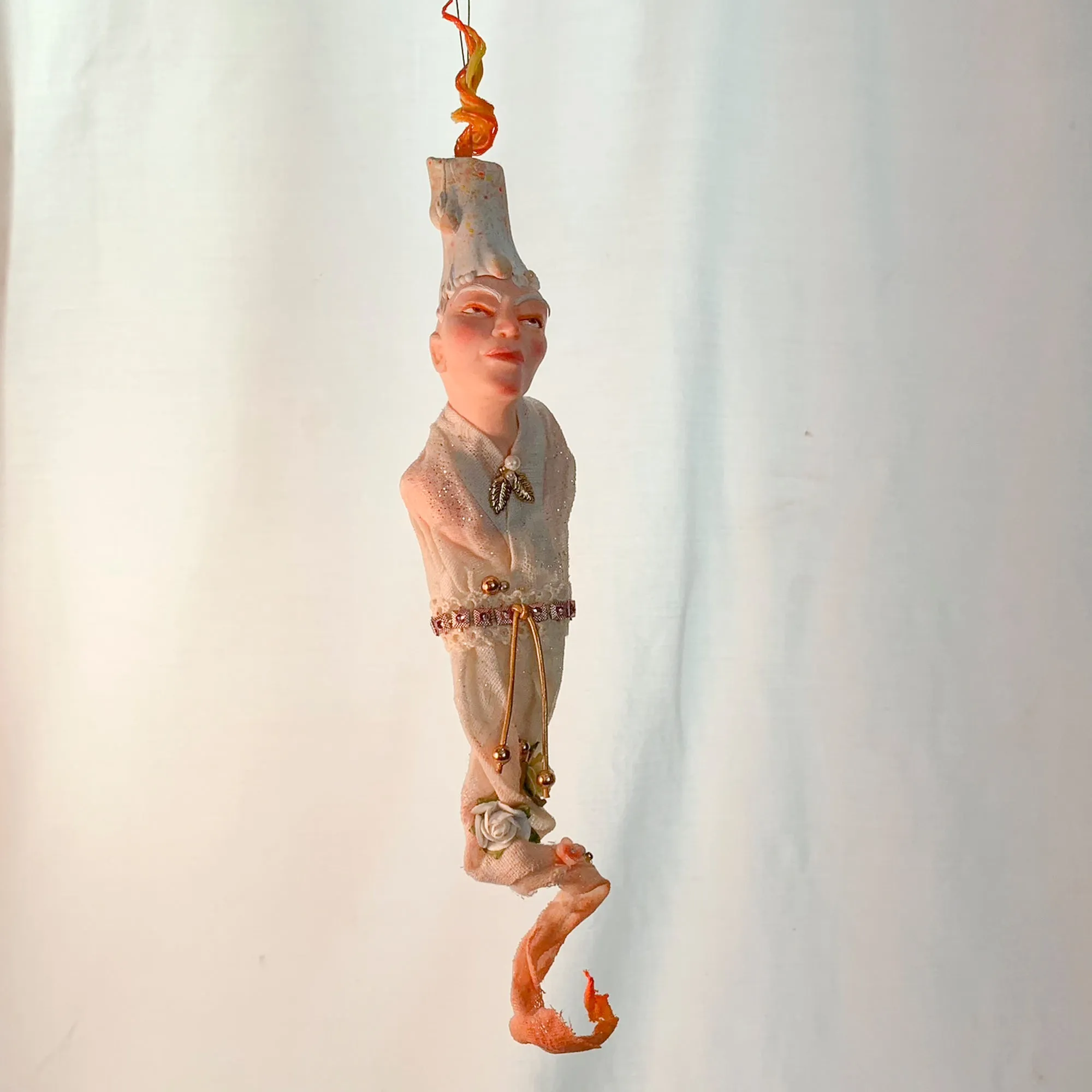 Ghost of Christmas Past - Charles Dickens - by Ken Fedoruk - A Christmas Carol - Handmade - Collectable - Hanging Ornament