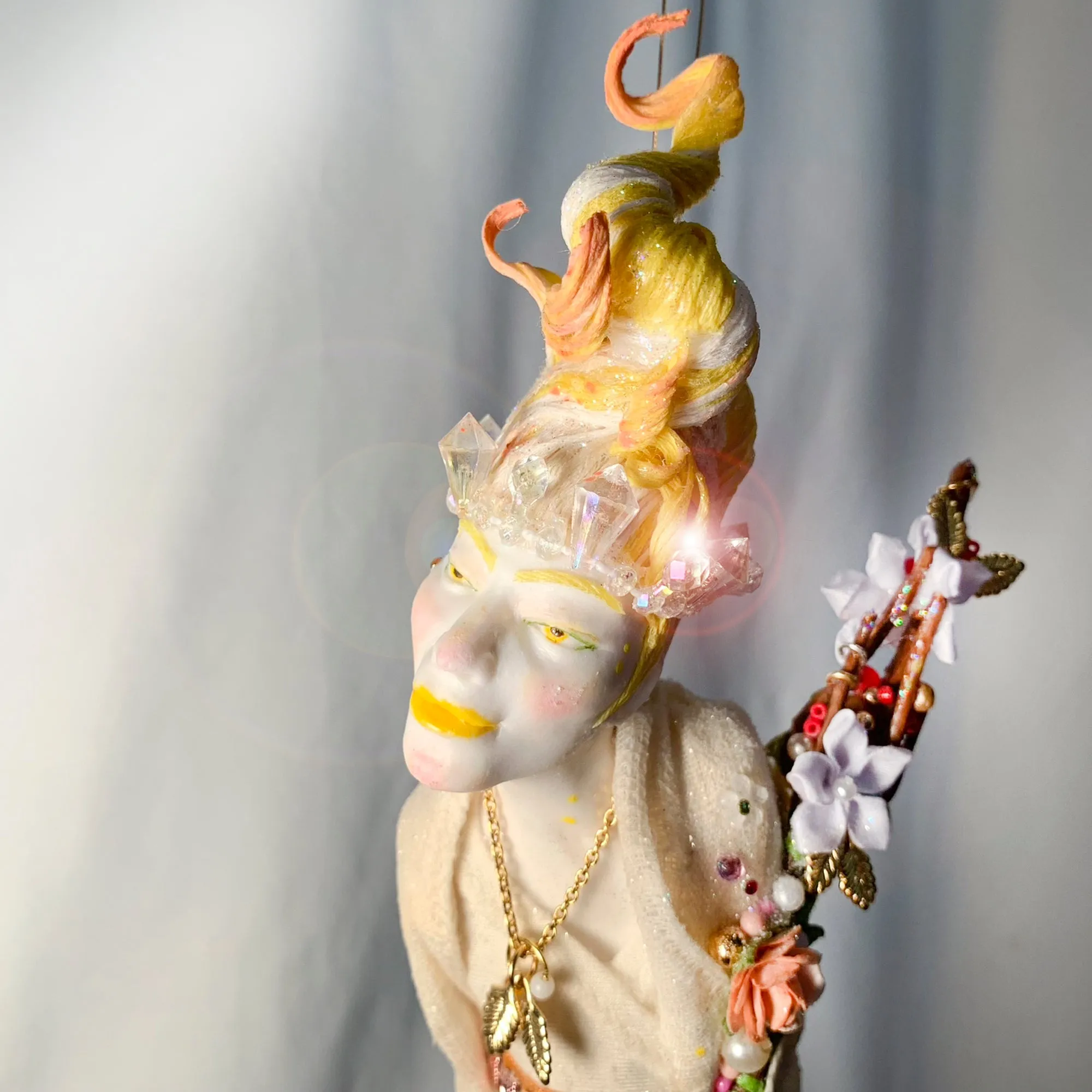 Ghost of Christmas Past - Charles Dickens - by Ken Fedoruk - A Christmas Carol - Handmade - Collectable - Hanging Ornament