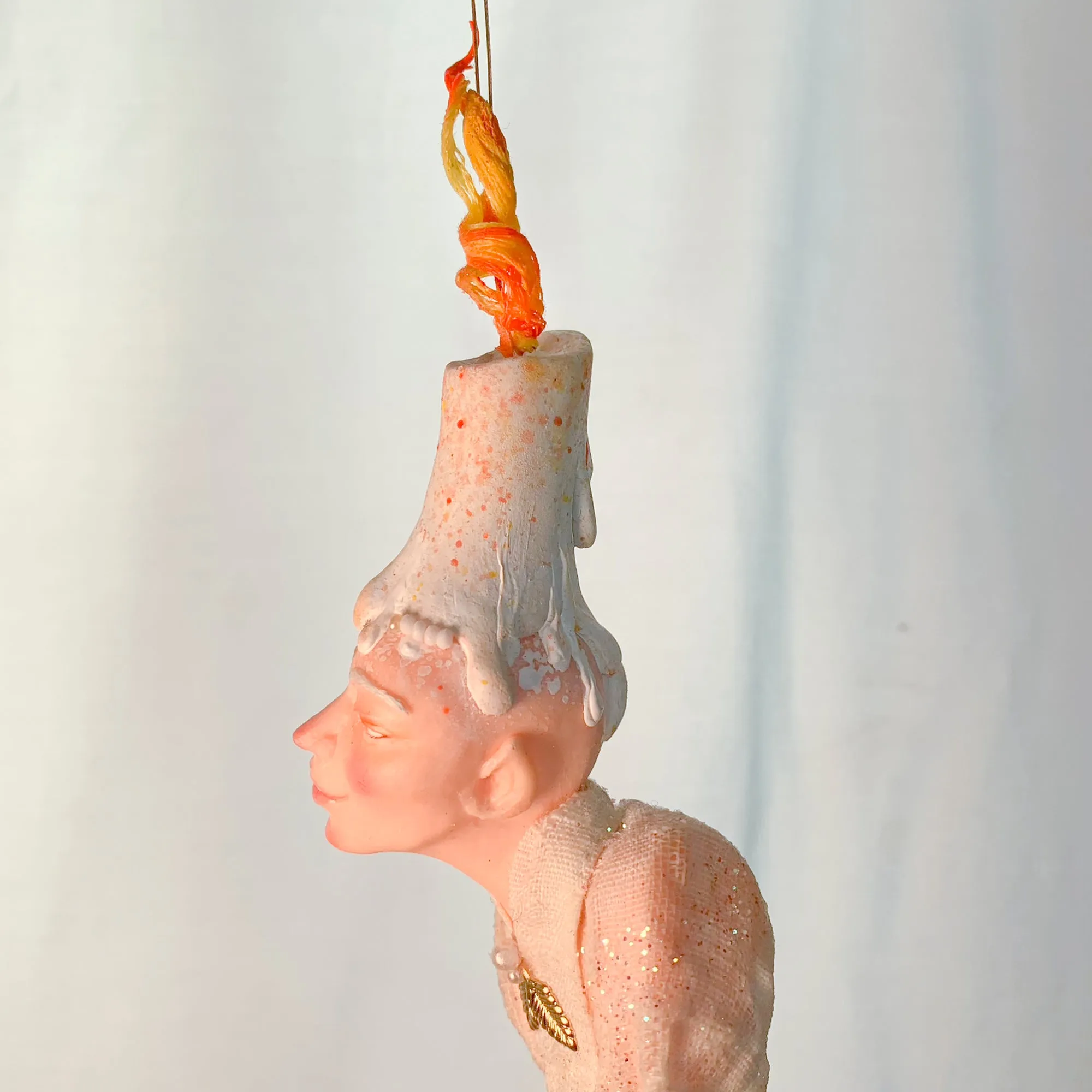 Ghost of Christmas Past - Charles Dickens - by Ken Fedoruk - A Christmas Carol - Handmade - Collectable - Hanging Ornament